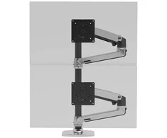 Laikiklis Ergotron - LX Dviguba Stacking Arm, Tall Pole - poliruotas aliuminis