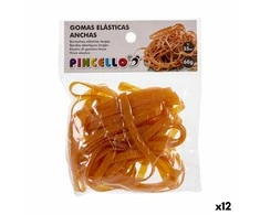 Pincello Elastinės juostos Platus Geltona (12 vnt.)