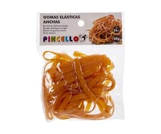 Pincello Elastinės juostos Platus Geltona (12 vnt.)