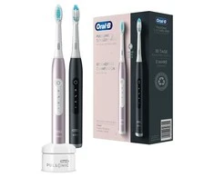 Braun Oral-B Pulsonic SlimLuxe 4900 electric dantų šepetėlis twin pack