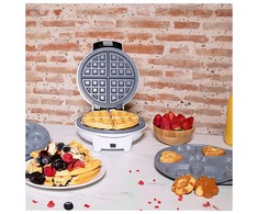 Cecotec Vaflinė | Fun Gofrestone 3in1 | 700 W | Pyragėlių skaičius: 3 | Vafliai/Keksiukai/Spurgos | Baltas