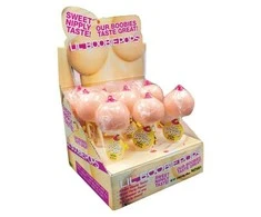 Spencer &amp; Fleetwood Boobie Pop Strawberry Flavour Lollipop 40g
