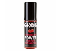 Eros Power Line EROS Power Strawberry Warming Massage Oil 100ml - Heating Edible Formula