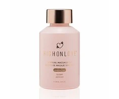 „HighOnLove HIGH ON LOVE“ CBD TEPRIUS masažinis aliejus su dideliu cukraus kiekiu, 100 ml