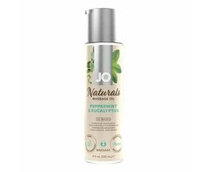 System Jo Sistema JO - Naturals Massage Oil Peppermint &amp; Eucalyptus 120 ml