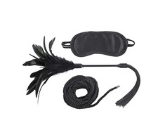 Sportsheets Sportiniai lapeliai – Sex &amp; Mischief Shadow Tie and Tickle Kit