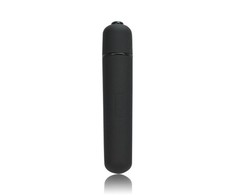 Eropartner PowerBullet Extended Breeze Juodas - Compact Atsparus vandeniui Vibrating Massager