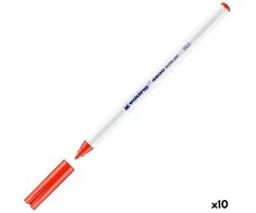 Tekstilės žymeklis Edding e-4600, apvaliu galiuku, 1mm, raudonos spalvos