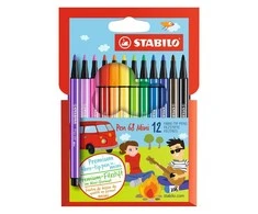 Fetras Stabilo 668/12 Spalvotas (Naudoti A+)