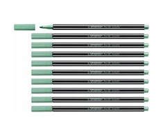 STABILO Pen 68 metalinis - metalizuota žalia - 10 vienetų dėžutė