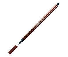 Stabilo Pieštukas - PEN - 68 - Vidutinė smailė 1 mm - Ruda spalva - Vandens pagrindu pagaminta rašalas