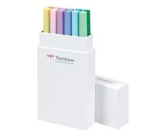 Tombow Rinkinys flamastrów Dual Pen 12 vnt. - pastelowe