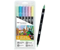 Fetras Tombow Spalvotas 6 Dalys Dvigubas