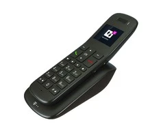 Telekom Speedphone 32 - IP didelio mygtuko belaidis telefonas - juodmedis
