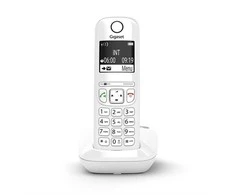 Belaidis Telefonas - Gigaset AS690 14h Pokalbių Laikas 100 Telefonų Sąrašas Balta