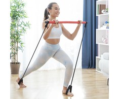 Innovagoods Fitneso lazda su pasipriešinimo juostomis ir pratybų vadovu