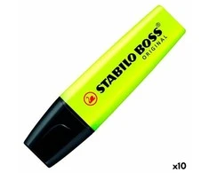 STABILO Boss Original, 10 vnt., Geltona, Daugiaspalvė, 109 mm, 139 mm, 33 mm