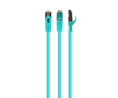 GEMBIRD PP6A-LSZHCU-G-1M Gembird patchcord RJ45, kat. 6A,SFTP, LSZH, 1m, žalias