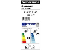 Bridgestone 215/60R16C DURAVIS ALL SEASON 103T