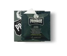 Proraso Cypress &amp; Vetyver Refreshing Tissues Gaivinančios servetėlės, 6 vnt.