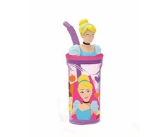 STOR Princesė 3D puodelis su šiaudeliu 360 ml
