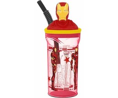 STOR Vandens butelis The Avengers Iron Man Plastmasinis 360 ml