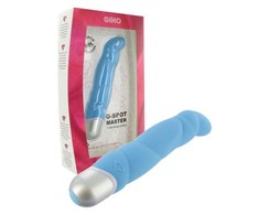Feelz Toys Mėlyna FeelzToys Gino Mėlyna Silicone Vibrator 16cm - 7 Vibration Modes, Violet