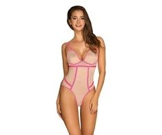 Rožinė Obsessive – Nudelia meškiukas rožinis L/XL