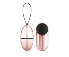 Easytoys Rosy Gold Vibro-Egg Remote Controlled Atsparus vandeniui Intimate Device