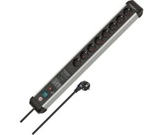 Listwa zasilająca Brennenstuhl Premium-Protect-Line przeciwprzepięciowa 8 gniazd 3 m juoda (1391010800)