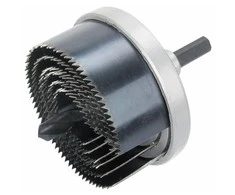Gręžimo karūnų komplektas Wolfcraft 2165000; 25-65 mm; 6 vnt.