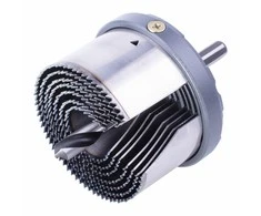 7 dalių gręžimo karūnėlių rinkinys Wolfcraft 2160000; 25/32/38/45/50/56/62 mm