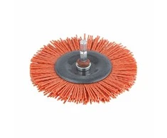 WOLFCRAFT NAILONINIS DISKINIS ŠEPETĖLIS 100mm BOTAS 6mm