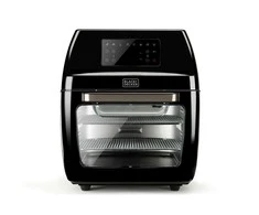 Gruzdintuvė Black &amp; Decker Juodas &amp; Decker Air fryer with orkaitė Juodas &amp; Decker BXAFO1200E (1700W)