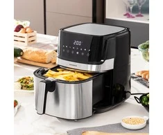 Gruzdintuvė beztłuszczowa InnovaGoods Gruzdintuvė Bezolejowa Fryinn Pro 5500 Juodas Nerūdijantis plienas 1700 W 5,5 L