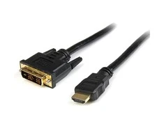 Kabelis StarTech HDMI - DVI- D 1m Juodas (HDDVIMM1M)