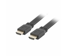 LANBERG CA-HDMI-21CU-0010-BK laidas HDMI M/M V2.0 1M Juodas Butas
