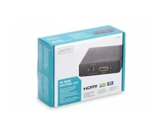 Šakotuvas Assmann Electronic Digitus DIGISTUS 4K HDMI Splitter 1x2 unterstuetzt 4K2K 3D Video Format Farbe juodas