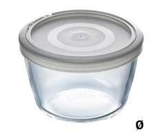 Ugniai atsparus virėjas &amp; Užšaldykite jos kiaulpienę 1,6 l PYREX