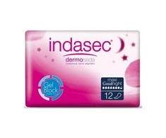 Indasec Dermoseda Good Night inkontinencijos įklotai Maxi 12 vnt