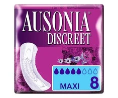 "Ausonia Discreet" higieniniai paketai "Maxi Urinary Incontinence" 8 vienetai