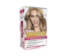 Ilgalaikiai dažai Excellence L'Oreal Make Up Švelni pelenų blondinė Nº 8,1
