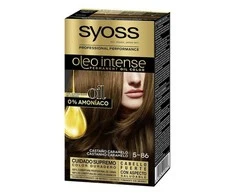 "Syoss Oleo Intense" ilgalaikiai permanentiniai plaukų dažai 5-86 karamelinė ruda