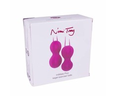 Nomi Tang IntiMate Kegel Set Plus Raudona Violet - Dual Weight Trainer Kit