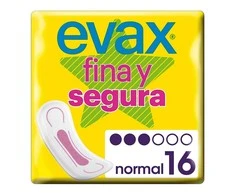 "Evax Fina - Segura Normal" higieniniai rankšluosčiai 16 vnt