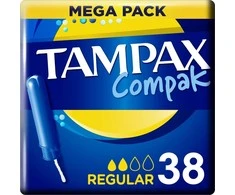 Tampax Compak Regular tamponai 38 vnt