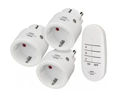 Brennenstuhl Comfort-Line nuotolinio valdymo lizdų rinkinys Mini 3+1
