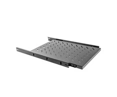 LANBERG AK-1011-B fiksuota stumdoma lentyna 19 colių 1U/465x750mm max keliamoji galia iki 15kg juodas