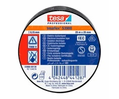Izoliacinė juosta TESA Juoda PVC (25 mm x 25 m)