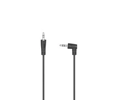 KABELIS HAMA JACK 3,5MM KAMPINIS - JACK 3,5MM 0,5M